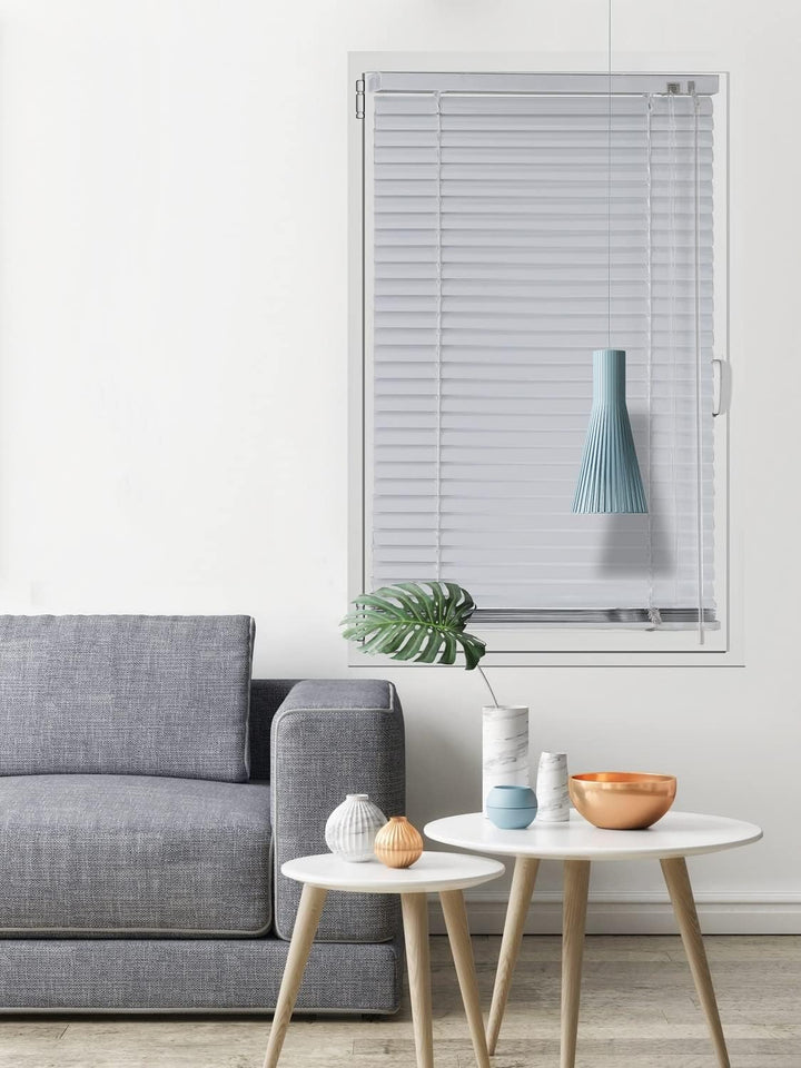 EXKLUSIV HEIMTEXTIL Aluminium Jalousie Lamellen 110 x 175 cm Weiss Weiss 110 x 175 cm, Weiss 110 x 1