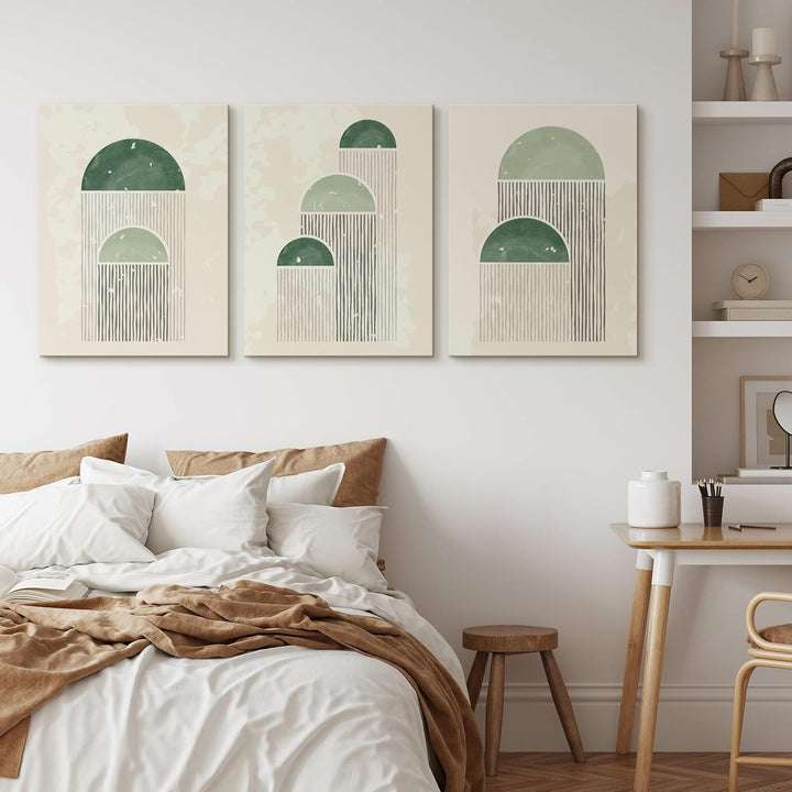 Muralo - Wandbilder Set - Leinwand Bilder Set Aufhängefertig - Bilder für Wohnzimmer Schlafzimmer -