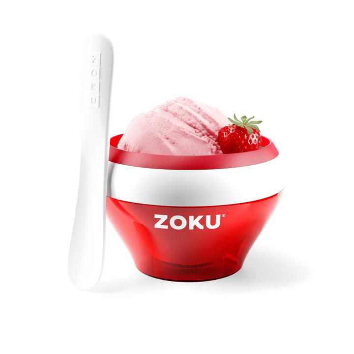ZOKU Ice Cream Maker Red - Ice Cream - Sorbet - Frozen Yoghurt in 10 Minutes Rot, Rot