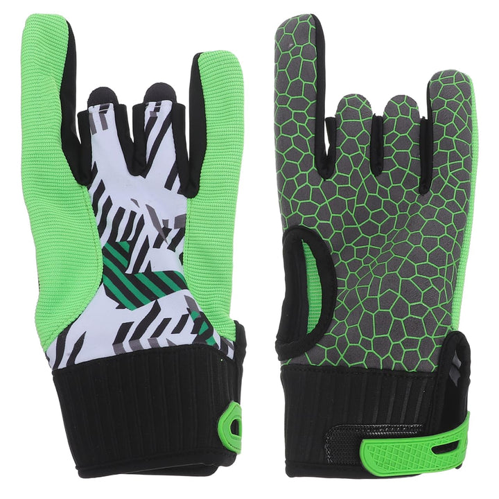 LIOOBO 1 Paar Bowlinghandschuhe mit Fingern Bowling-Stützhandschuh Männer Bowling-Handschuhe Billard