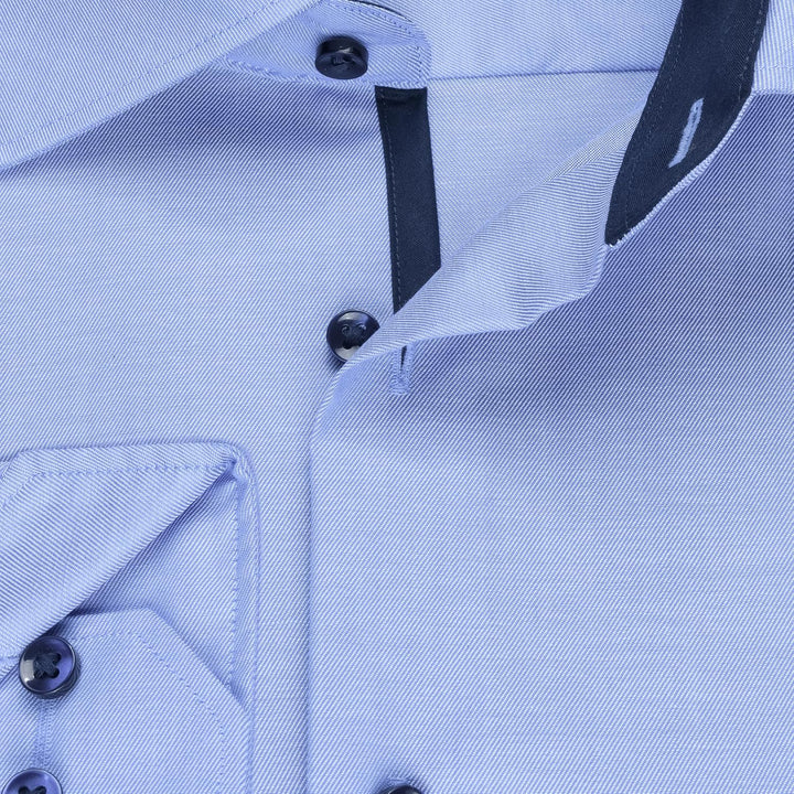 ETERNA Hemd Langarm | Comfort Fit | Bügelfrei, Knitterfrei | 100% Baumwolle 44 ´blau-14´, 44 ´blau-1
