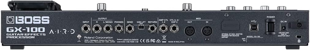 Boss GX-100 Multi-Effektgerät + keepdrum Klinken-Kabel