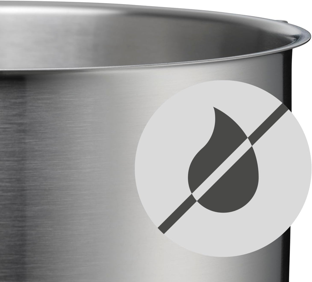 WMF Ultimate Cool Stielkasserolle 16cm mit Deckel, Kochtopf klein 1,4l, Milchtopf Induktion, Cromarg