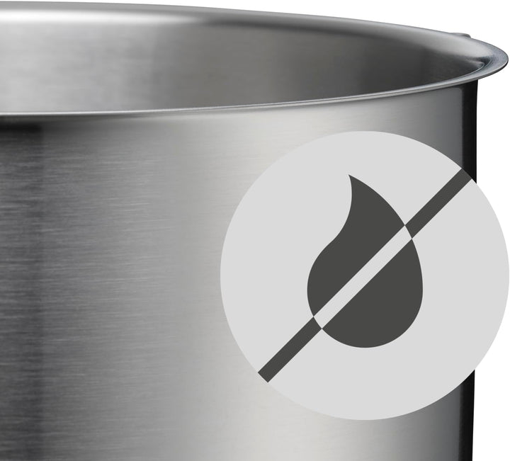 WMF Ultimate Cool Stielkasserolle 16cm mit Deckel, Kochtopf klein 1,4l, Milchtopf Induktion, Cromarg