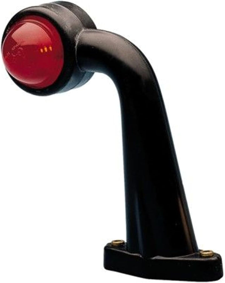 HELLA - Umrissleuchte - Halogen - 24V - Anbau - Lichtscheibenfarbe: milchweiss/rot/weiss - rechts/se