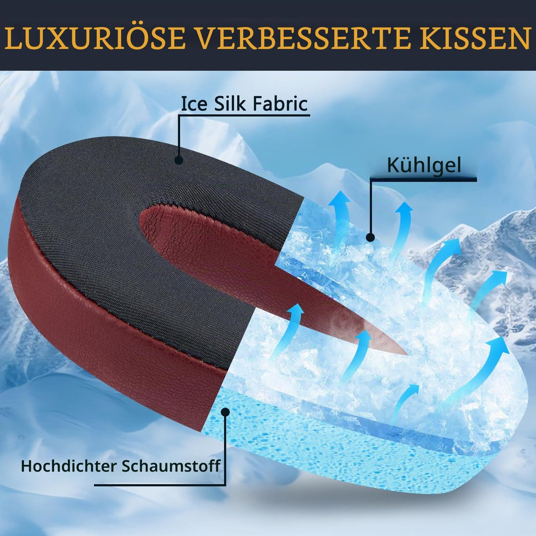 SOULWIT Kühlgel Ersatzpolster Ersatz Ohrpolster für Sennheiser PXC480, PXC550, PXC 550-II, MB660 UC,