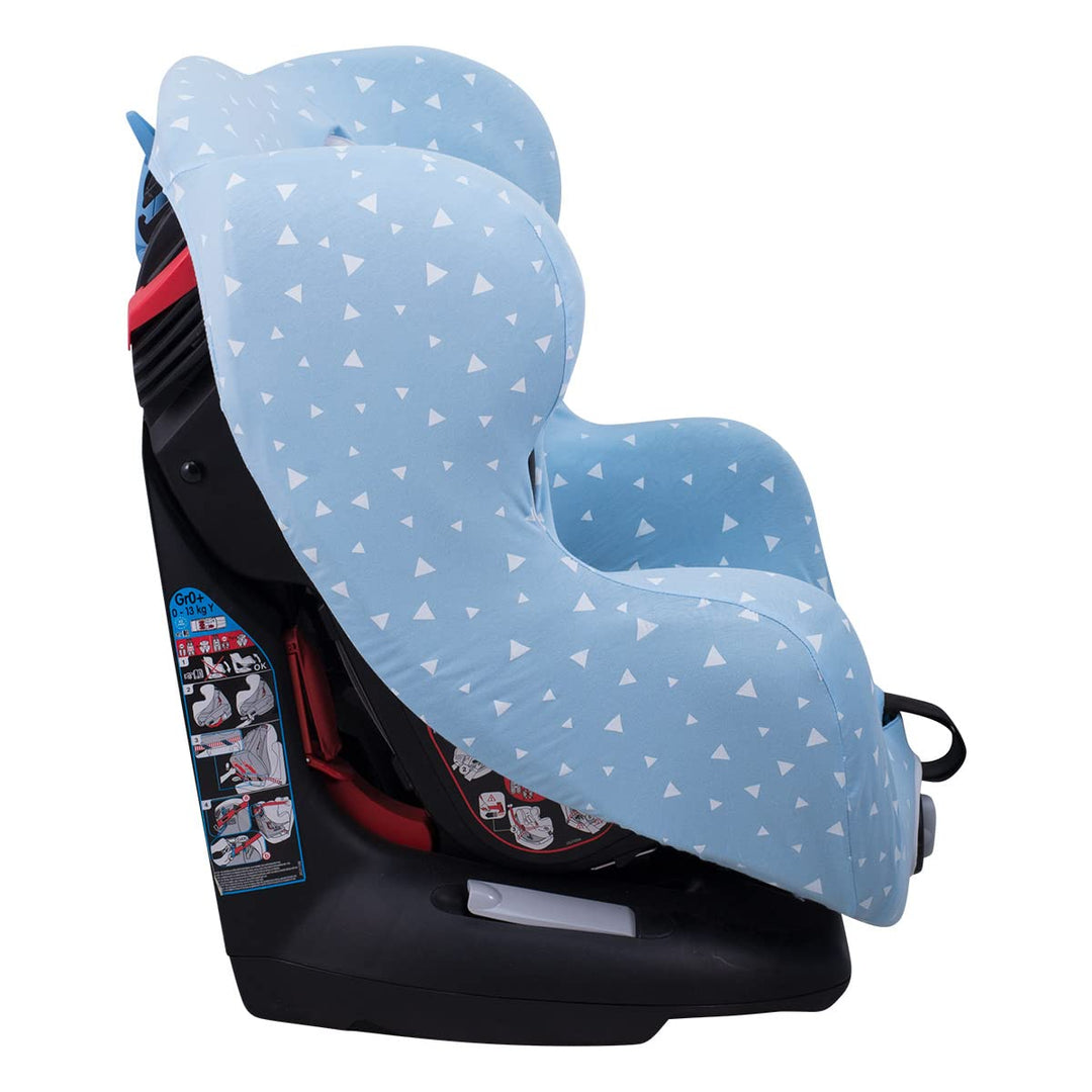 JYOKO Kids Bezug kompatibel mit Bébé Confort Iseos Neo (Blue Sparkles), BLUE SPARKLES