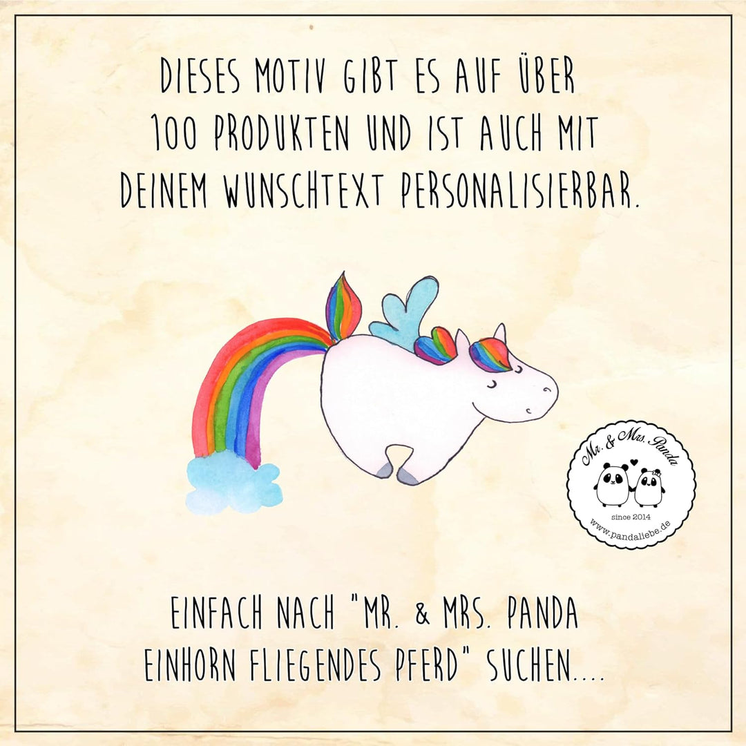 Mr. & Mrs. Panda Kaffeedose Einhorn Fliegendes Pferd - Geschenk, Realität, behälter, Unicorn, Glitze