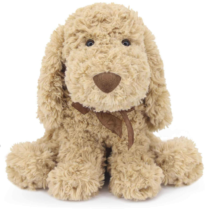 WEIGEDU Goldendoodle Plüschtier Hund Kuscheltier 30 cm, Goldendoodle