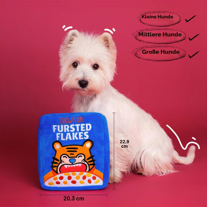 CHEWFFON Interaktives Hundespielzeug, Bereicherung Schnüffel-Knister-Leckerli-Puzzle-Spielzeug Gegen