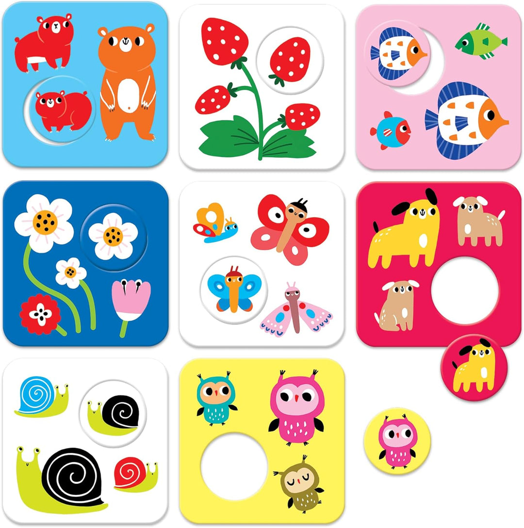 Banana Panda - High Contrast Match The Batch Puzzles - für Kinder ab 15 Monaten - Puzzle Kinder - Pu