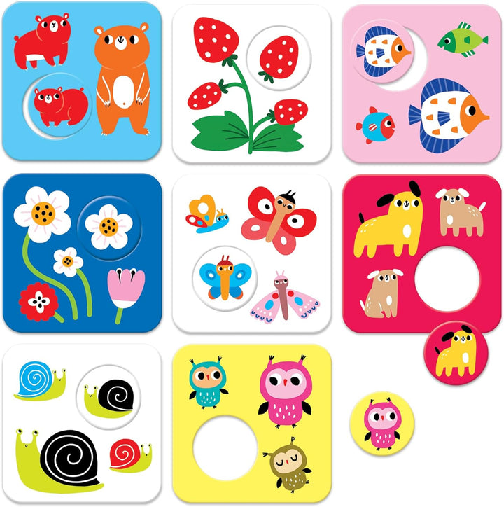 Banana Panda - High Contrast Match The Batch Puzzles - für Kinder ab 15 Monaten - Puzzle Kinder - Pu