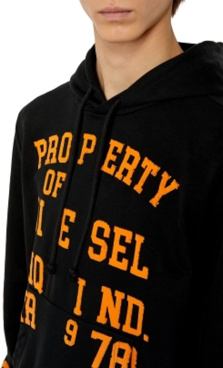 Diesel Herren Sweatshirt M Schwarz, M Schwarz