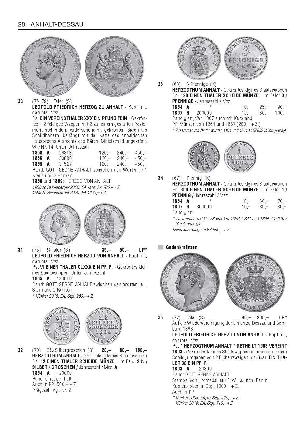 Grosser deutscher Münzkatalog: von 1800 bis heute, Gebundenes Buch