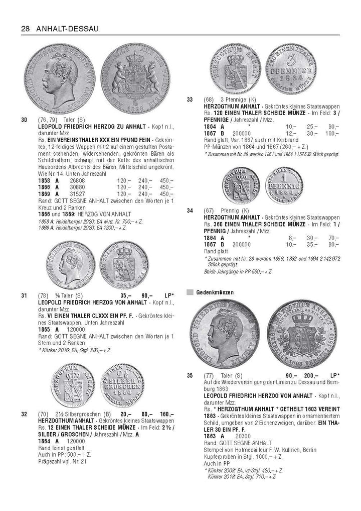 Grosser deutscher Münzkatalog: von 1800 bis heute, Gebundenes Buch