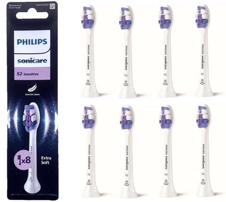 8er-Pack Bürstenköpfe - PHILIPS - HX6058/87 - S2 weiss