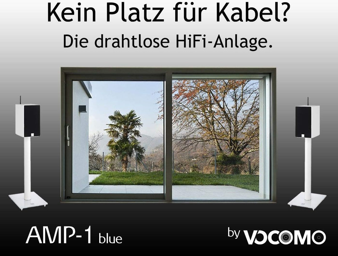 AMP-1 Blue - Bluetooth TWS Verstärker mit aptX™ (Paar)