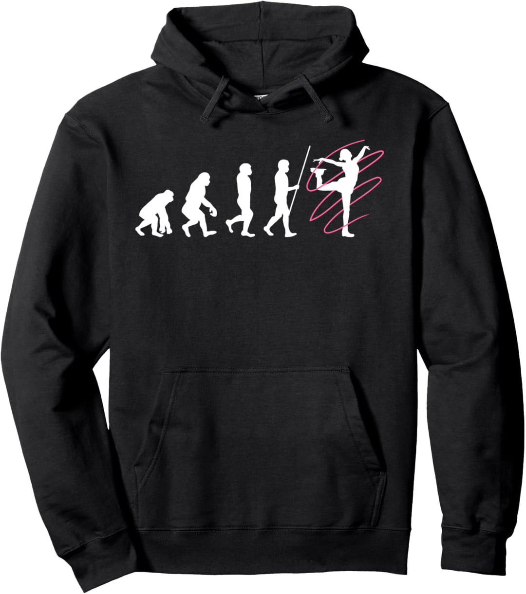 Eiskunstläuferin Evolution Eiskunstlaufen Schlittschuh Pullover Hoodie