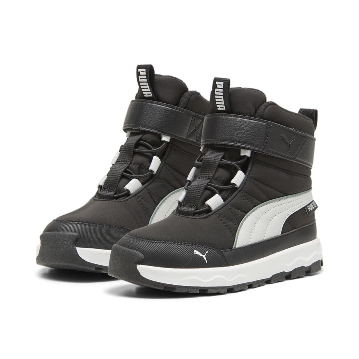 PUMA Unisex Kinder Evolve Boot Puretex Ac+psHigh Boot 20 EU Puma Black Ash Gray Puma White, 20 EU Pu