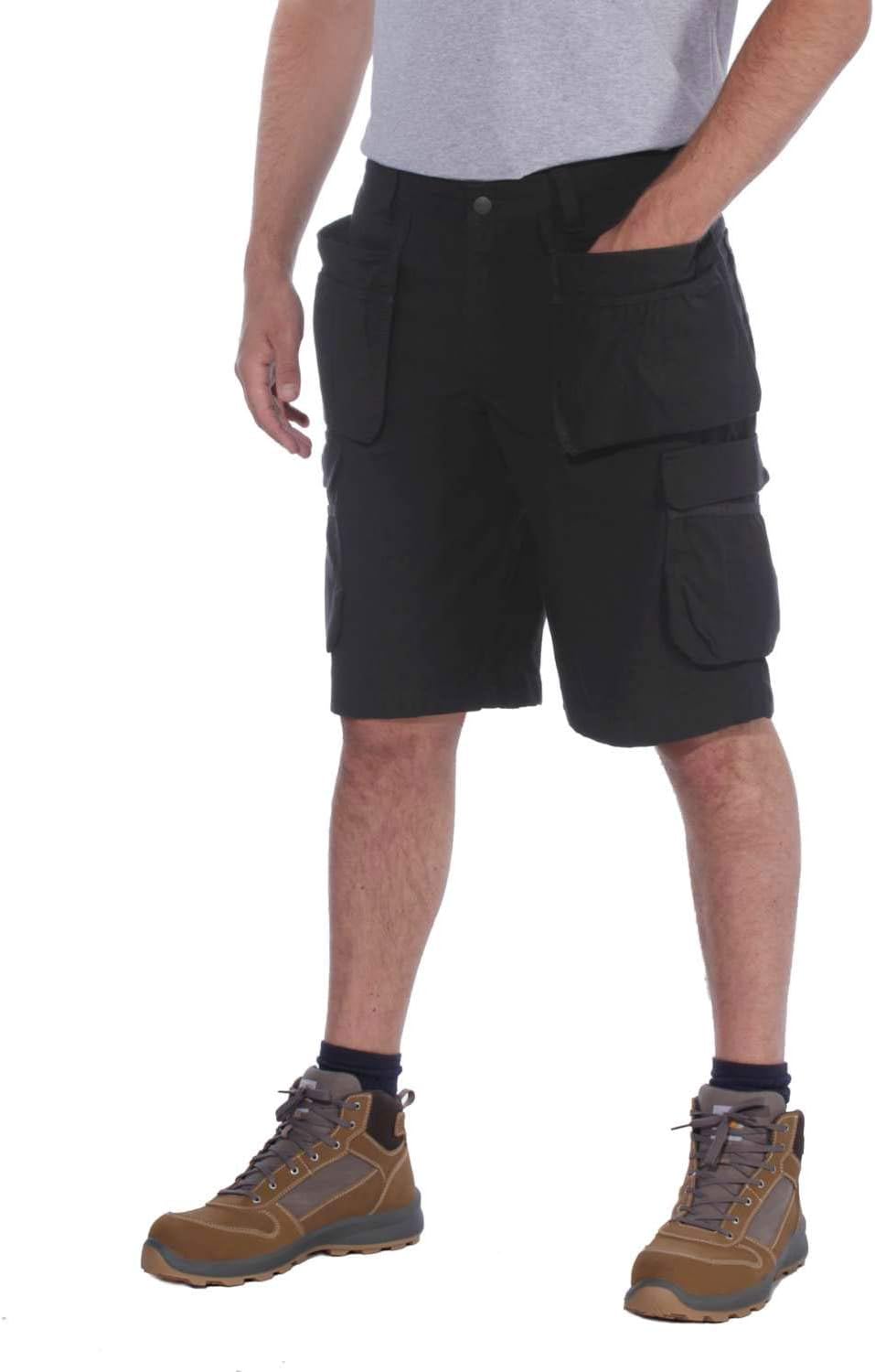 Carhartt Herren Rugged Flex Relaxed Fit Ripstop Cargo-Arbeitsshorts mit Mehreren Taschen Work Utilit