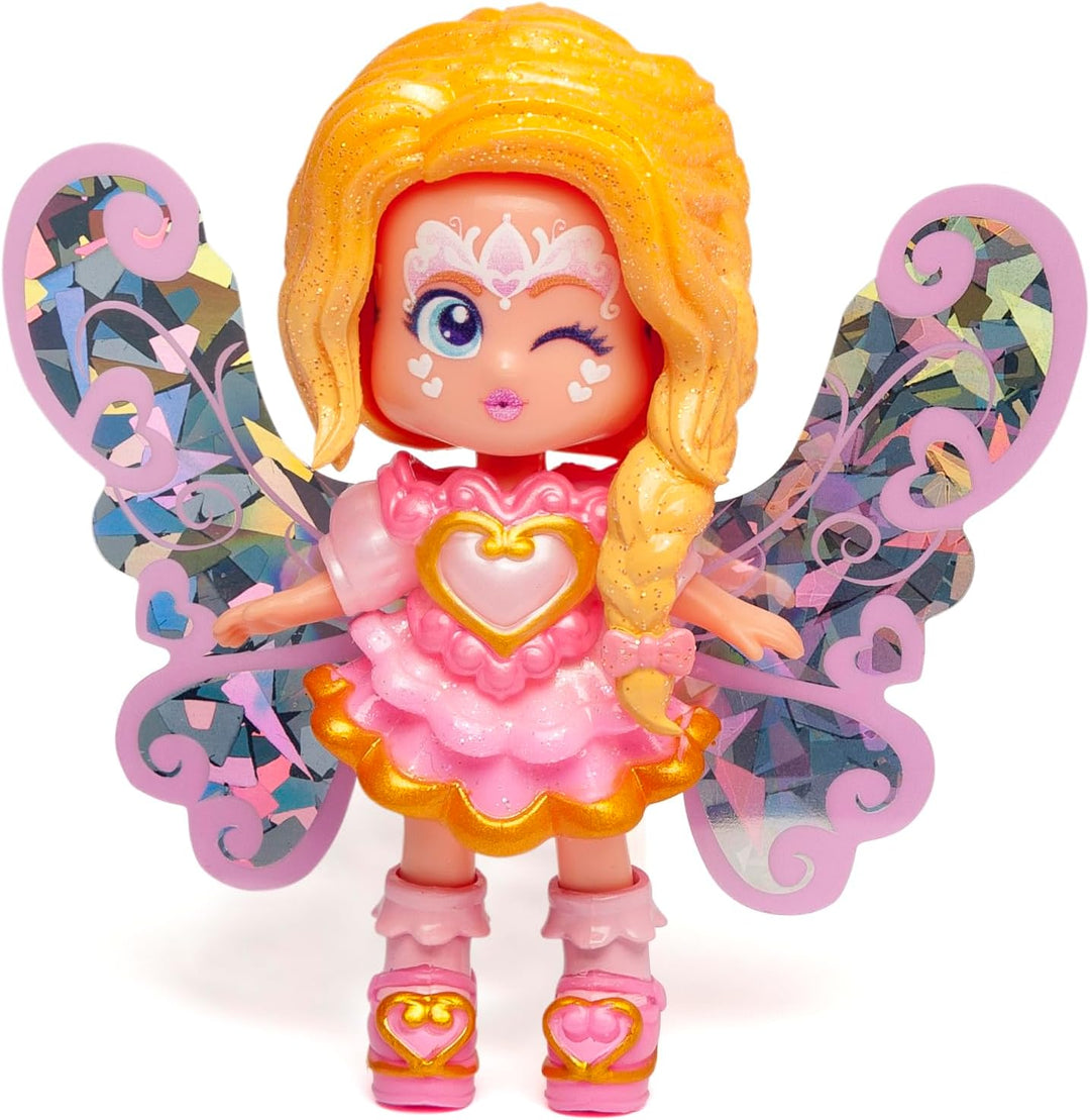 KOOKYLOOS Fairytale Mix &amp; Match Hearts - 3-in-1 Fantasy-Puppe, enthält 1 Puppe, 1 Prinzessinnen-Kost