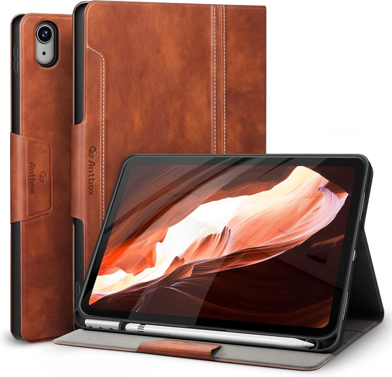 Antbox Hülle für iPad 10 Generation 2022 10,9 Zoll mit stifthalter Apple Pencil Halter Auto Schlaf/W