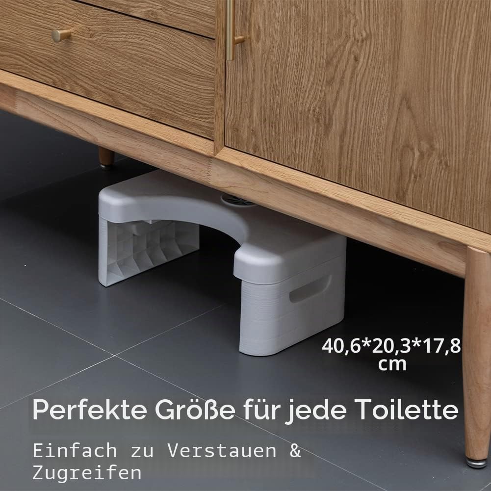 7 -Zoll -Toilettenhocker für Erwachsene und Kinder, abnehmbar und stapelbar, Badezimmer -Töpfchenstu