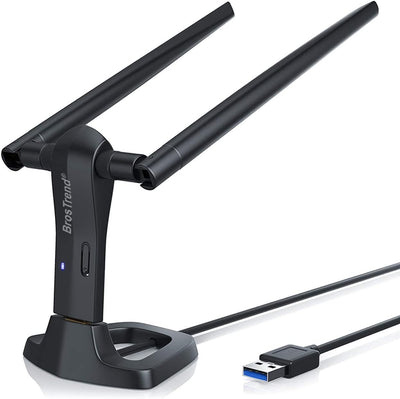 BrosTrend 1200 Mbit/s USB WLAN Stick Linux für Ubuntu, Mint, Kali, Debian, Lubuntu, Xubuntu, Mate, Z