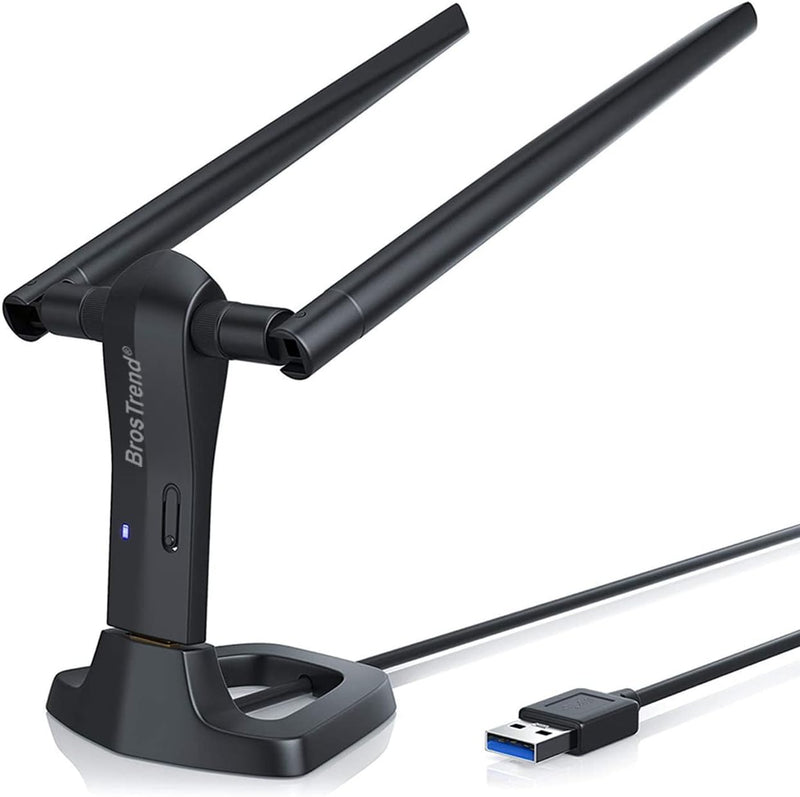 BrosTrend 1200 Mbit/s USB WLAN Stick Linux für Ubuntu, Mint, Kali, Debian, Lubuntu, Xubuntu, Mate, Z