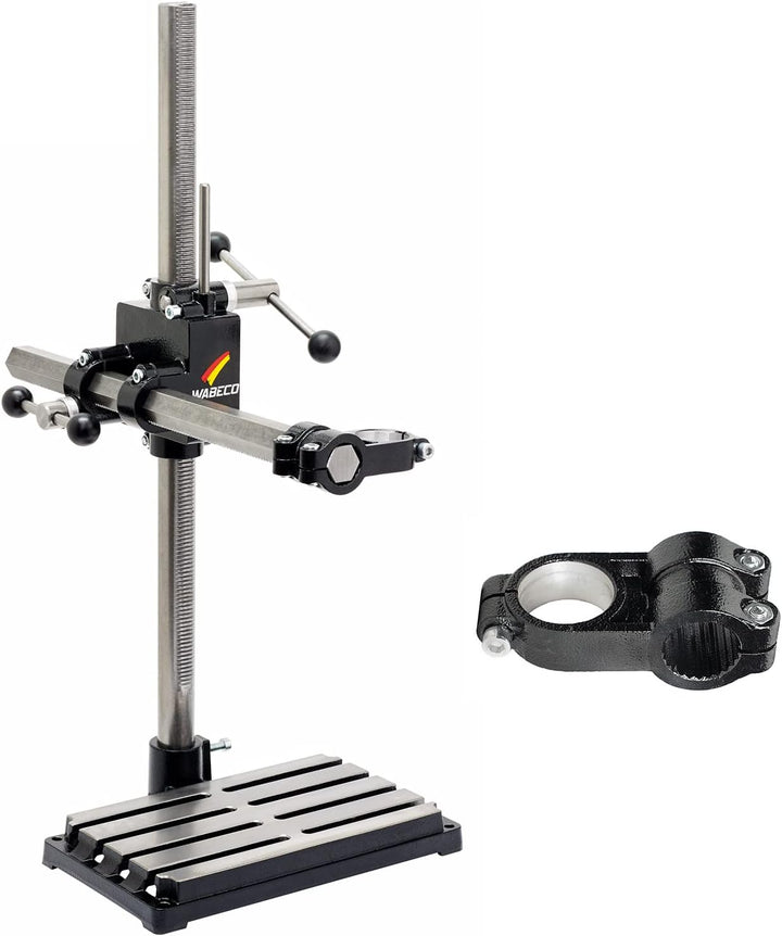 WABECO Bohrständer Fräsständer BF1243 mit Maschinenträger vertikal/horizontal Säule 750 Ausleger 500
