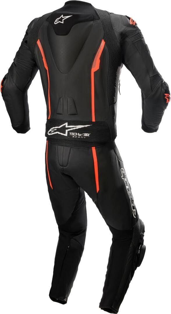 Alpinestars Herren Lederkombi Baby and Toddler Suit 46 Schwarz/Rot., 46 Schwarz/Rot.
