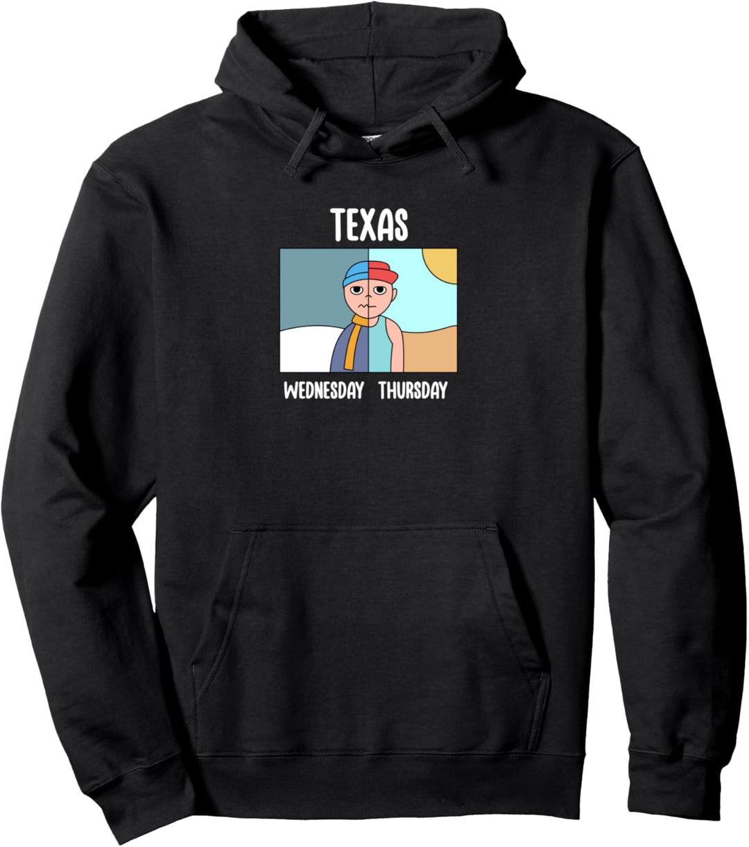 Texas Wetterwechsel-Design für stolze Texaner Pullover Hoodie