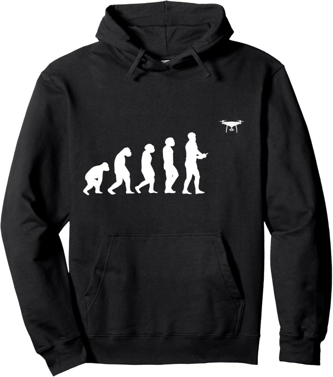 Drohne Evolution Drohnenpilot Hobby Drone Retro Geschenk Pullover Hoodie