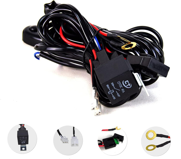 Willpower 28 Zoll LED Arbeitsscheinwerfer Bar 396W LED Scheinwerfer 12V 24V mit Kabelbaum Flutlicht