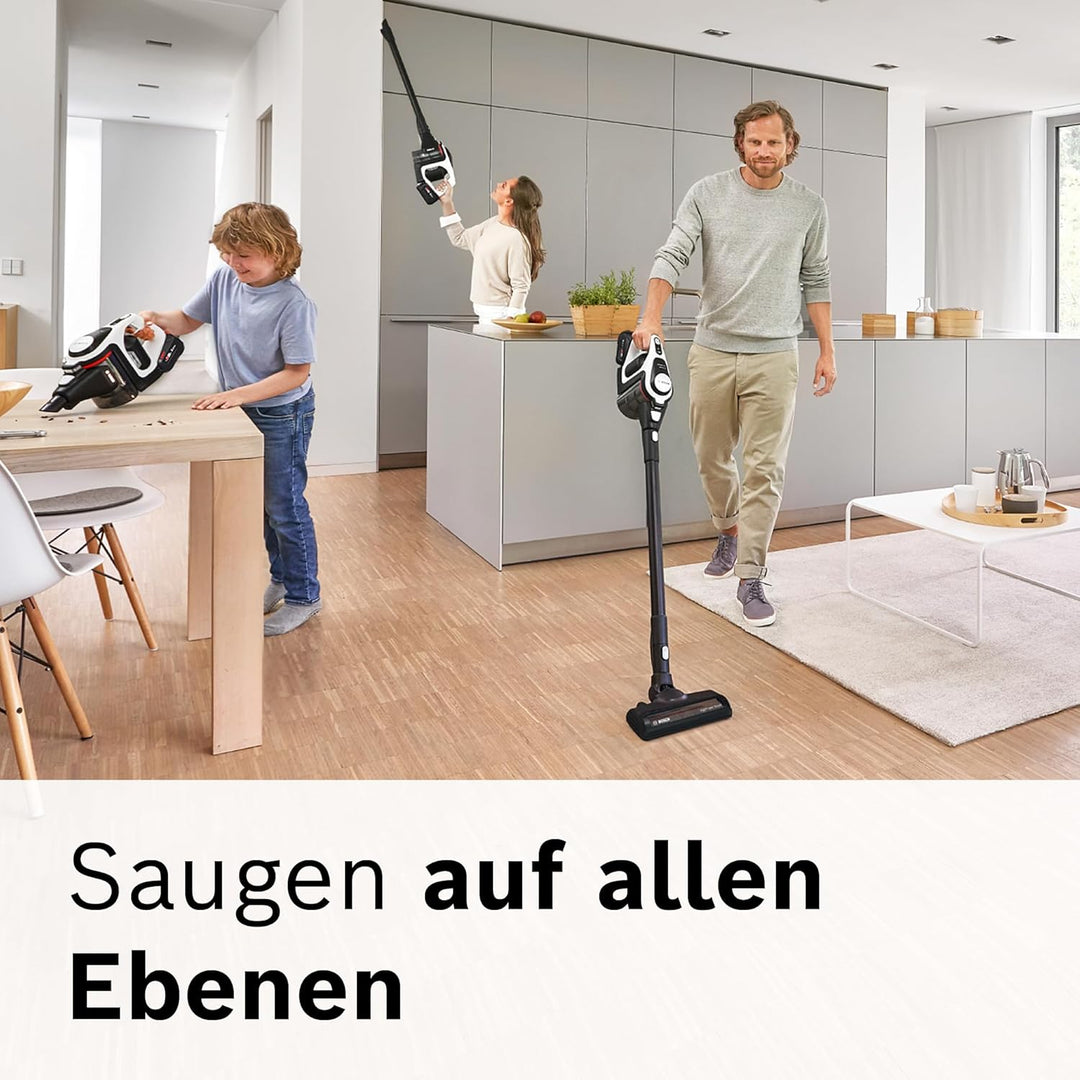 Bosch Akku-Staubsauger Unlimited Gen2 Serie 8 BSS825ALL, beutellos, bis 45 Min Laufzeit, austauschba