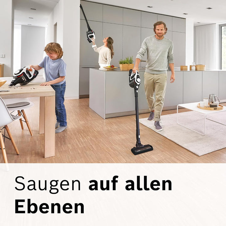 Bosch Akku-Staubsauger Unlimited Gen2 Serie 8 BSS825ALL, beutellos, bis 45 Min Laufzeit, austauschba