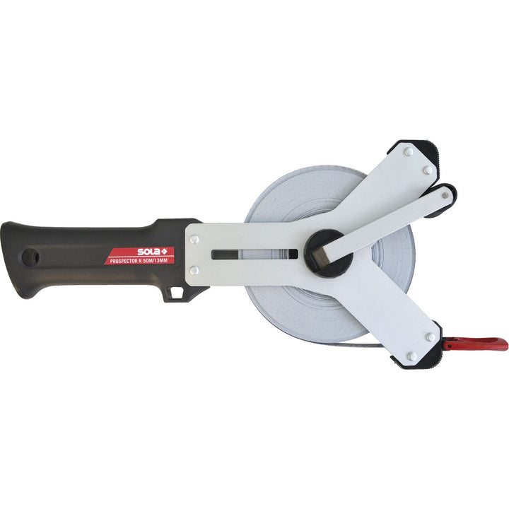 Sola 50051701 Bandmass Prospector YR Stahl 30 m in grau/schwarz
