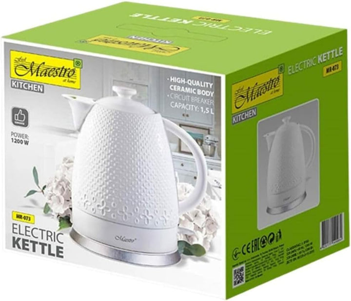 Maestro MR-073 electric kettle 1.2 L 1200 W White