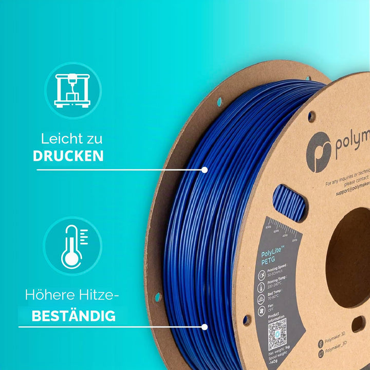 Polymaker PolyLite PETG Blue - 1,75mm - 1kg