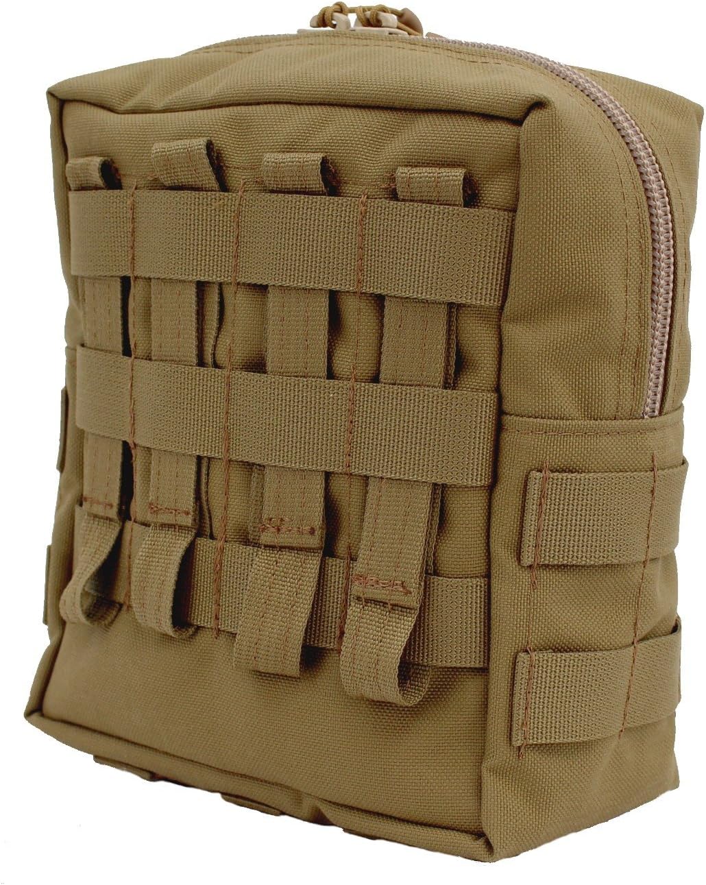Zentauron Reissverschlusstasche L mit MOLLE-System – BW-Tasche, Rucksack-Zusatztasche, Plattenträger