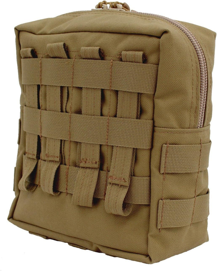 Zentauron Reissverschlusstasche L mit MOLLE-System – BW-Tasche, Rucksack-Zusatztasche, Plattenträger
