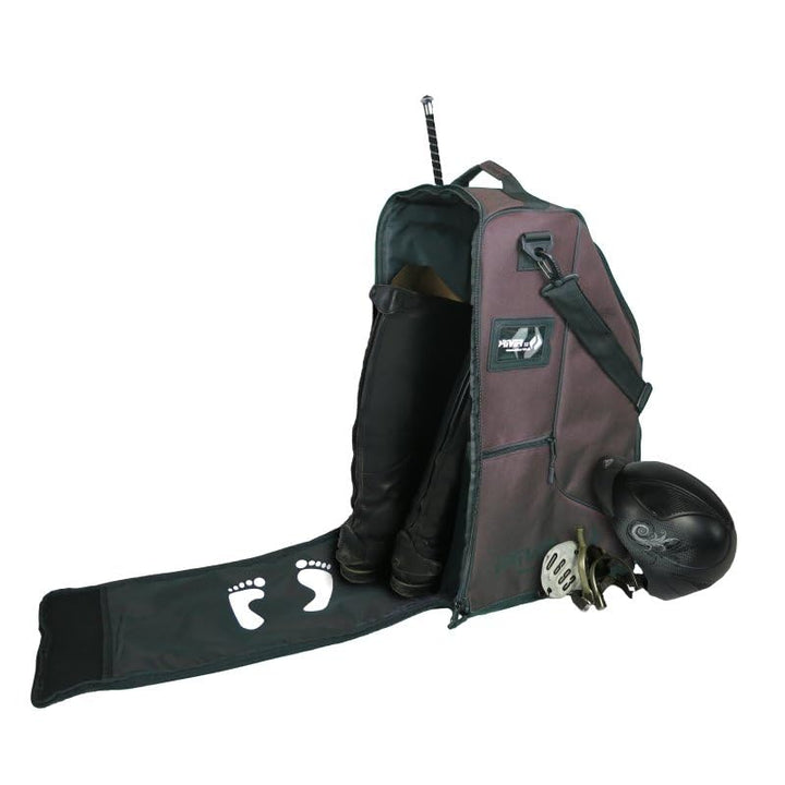 Driver13 Reitstiefelrucksack Reitstiefeltasche Stiefeletten Taschen Deluxe mit Helmfach für Reitstie