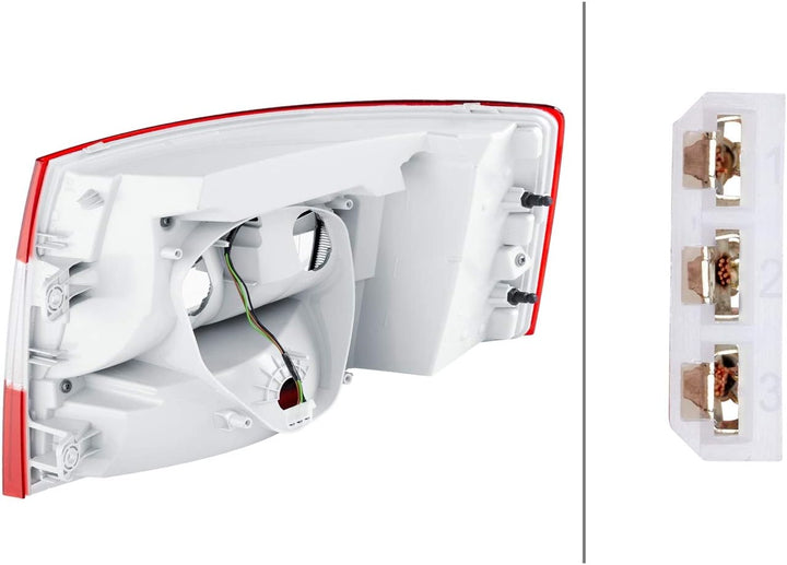HELLA 2SK 011 082-091 Heckleuchte - LED - links - für u.a. Skoda Octavia III (5E3, Nl3, Nr3), Links