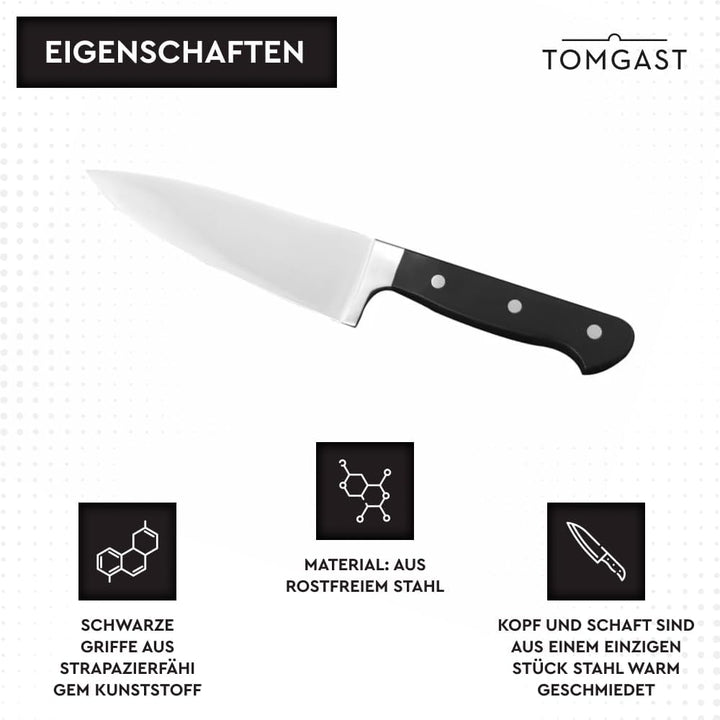JUSTCUT Kochmesser 20 cm, geschmiedet, Kochmesser 20 cm