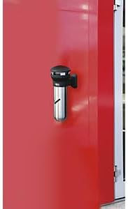 Rubbermaid Commercial Products FG9W3200SSBLA Infinity Standaschenbecher, wandmontiert, Edelstahl, Sc