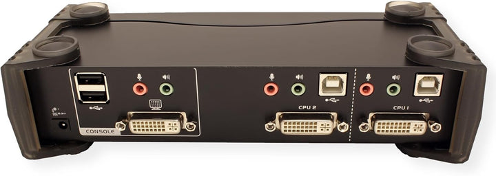 ATEN CS1762A-AT-G KVM 2X Port USB/DVI Switch, schwarz