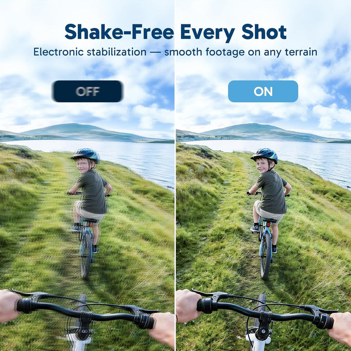 AKASO Action Cam,4K WiFi Action Kamera/Unterwasserkamera 170°Ultra Weitwinkel Full HD Sportcamera mi