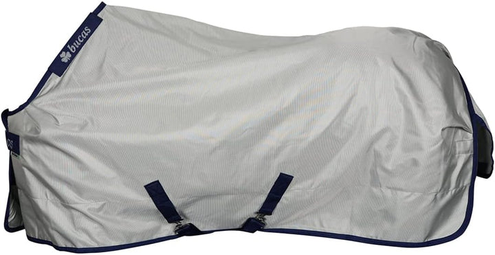 Bucas Power turnout light Big Neck in silber, Weidedecke, Outdoordecke, Farbe:silber, Grösse:165cm