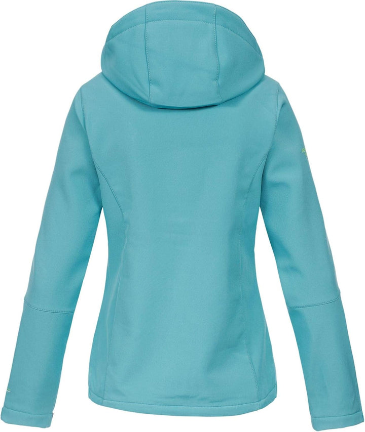 Geographical Norway Damen Softshell Jacke mit Kapuze Outdoor S Turquoise, S Turquoise