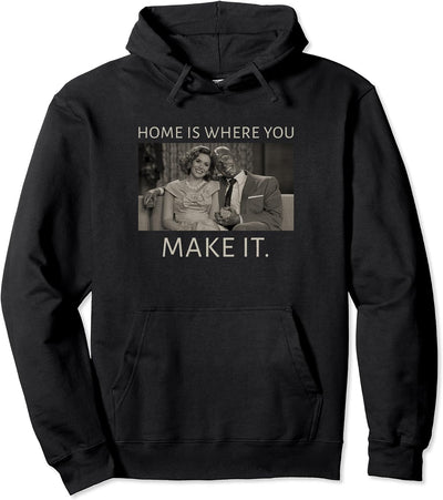 Marvel WandaVision Wanda & Vision Home Is Where You Make It Pullover Hoodie